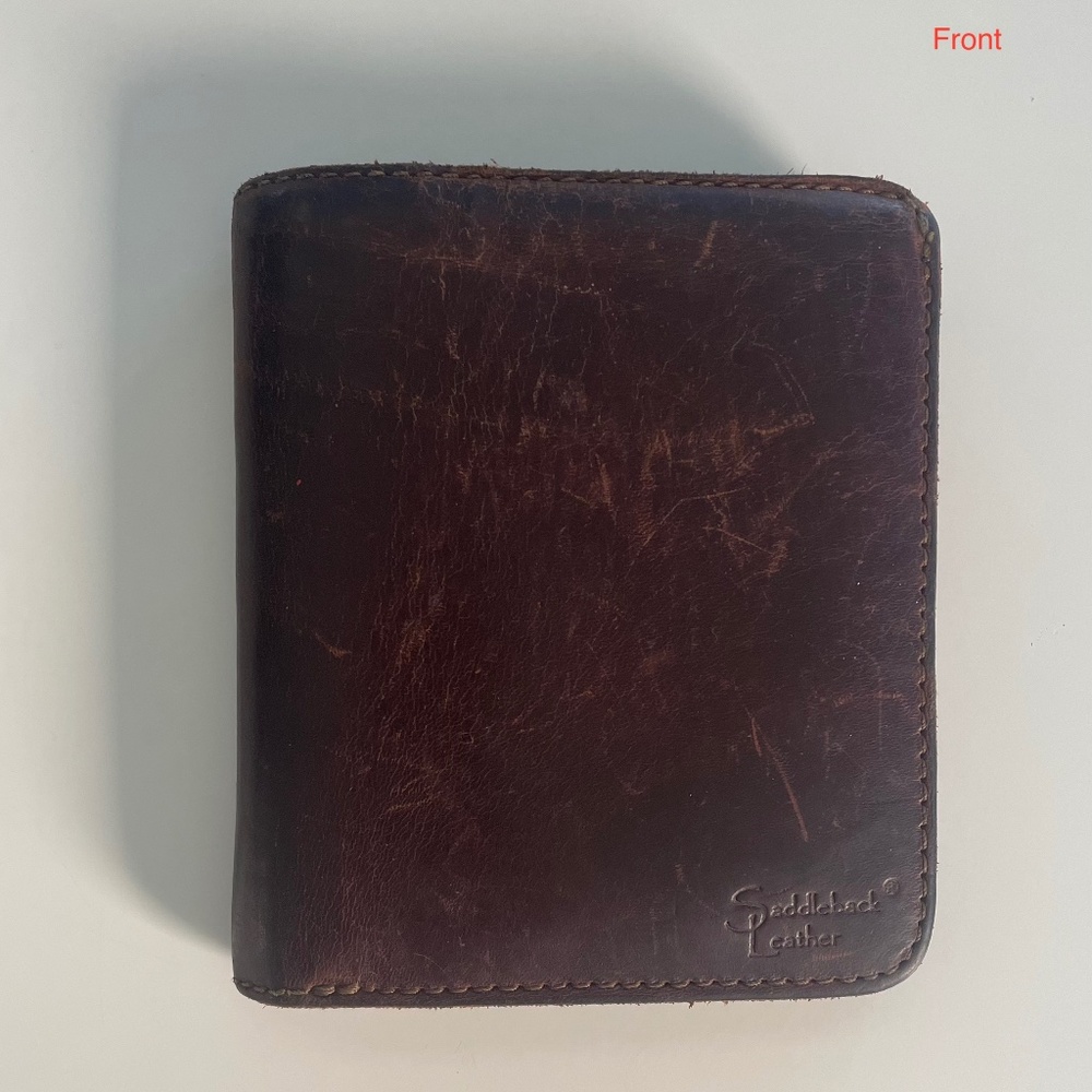 Saddleback Leather Large Bifold Wallet (Chestnut)